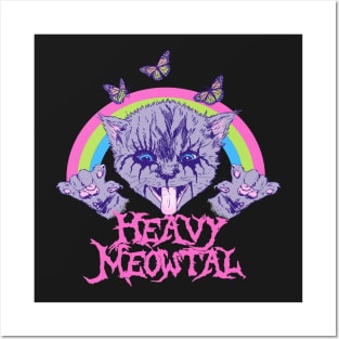 Heavy Meowtal Posters and Art